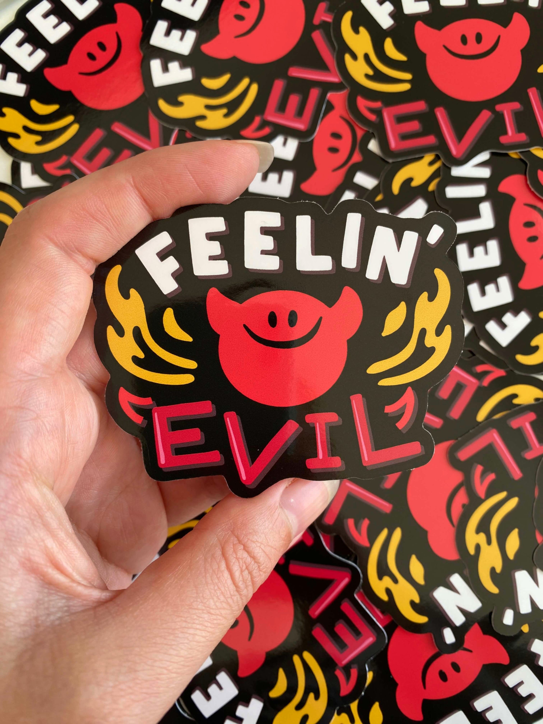 Feeling'Evil Sticker image 1
