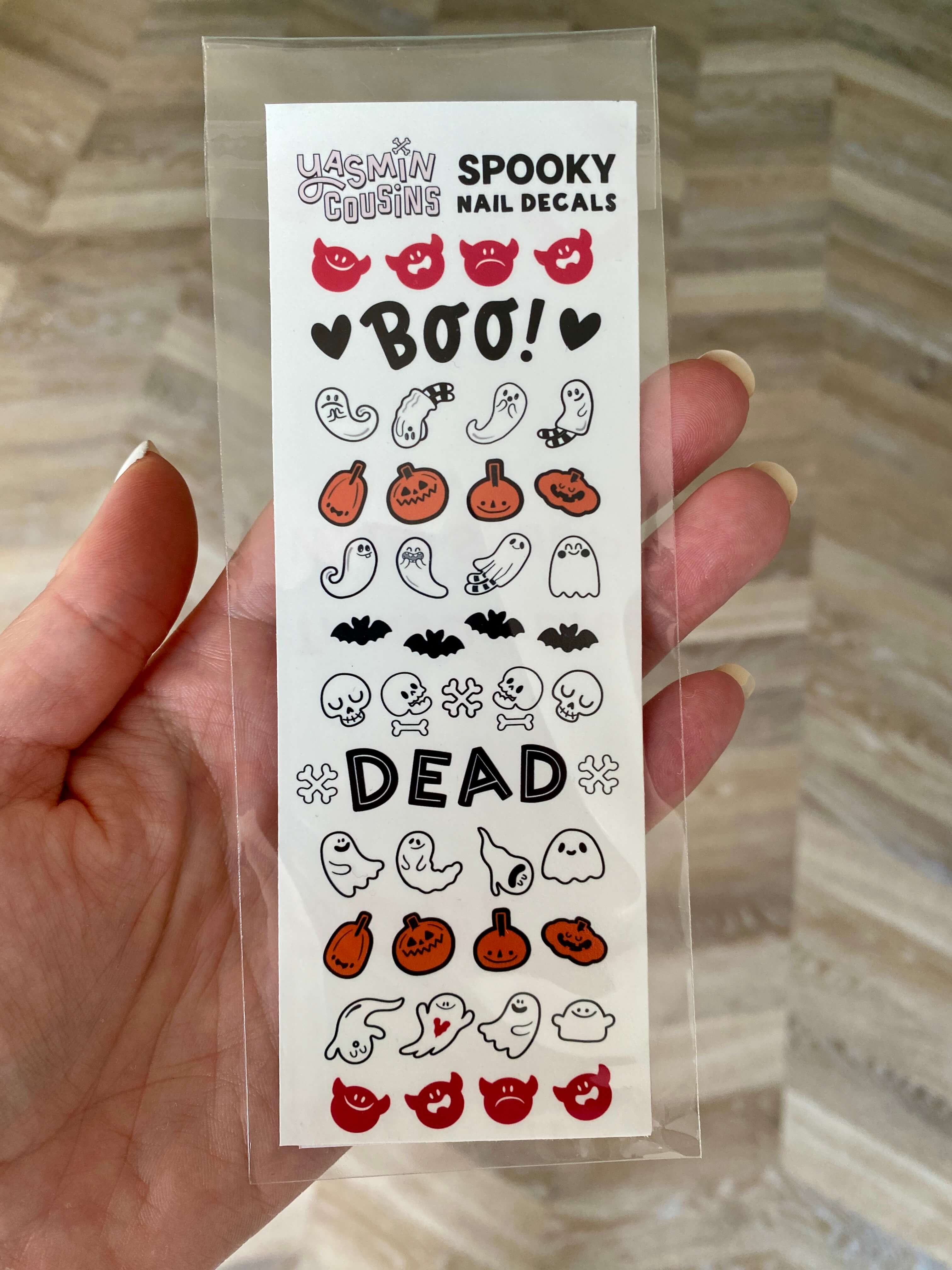 Spooky Nail Decals image 2
