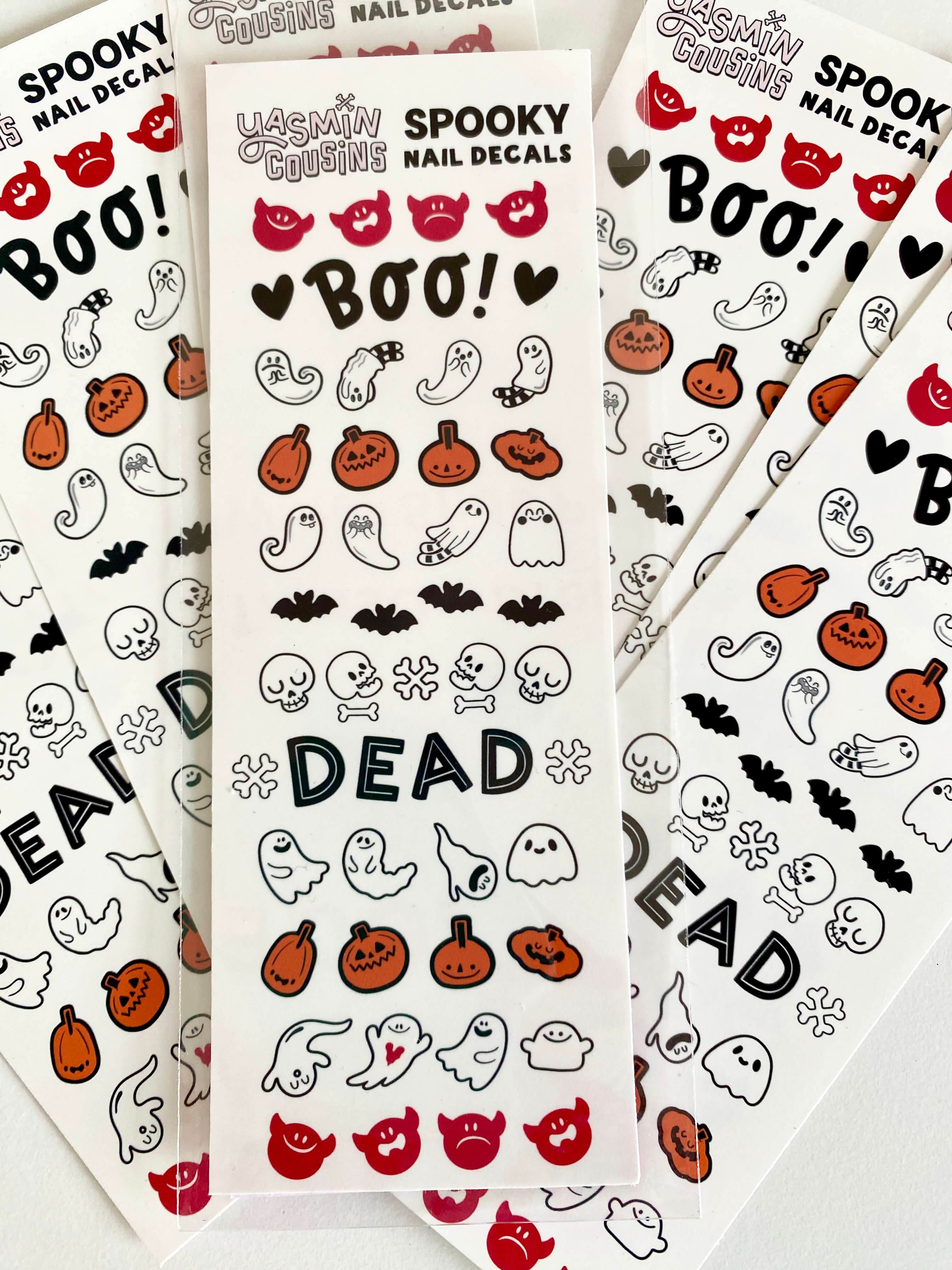 Spooky Nail Decals image 1