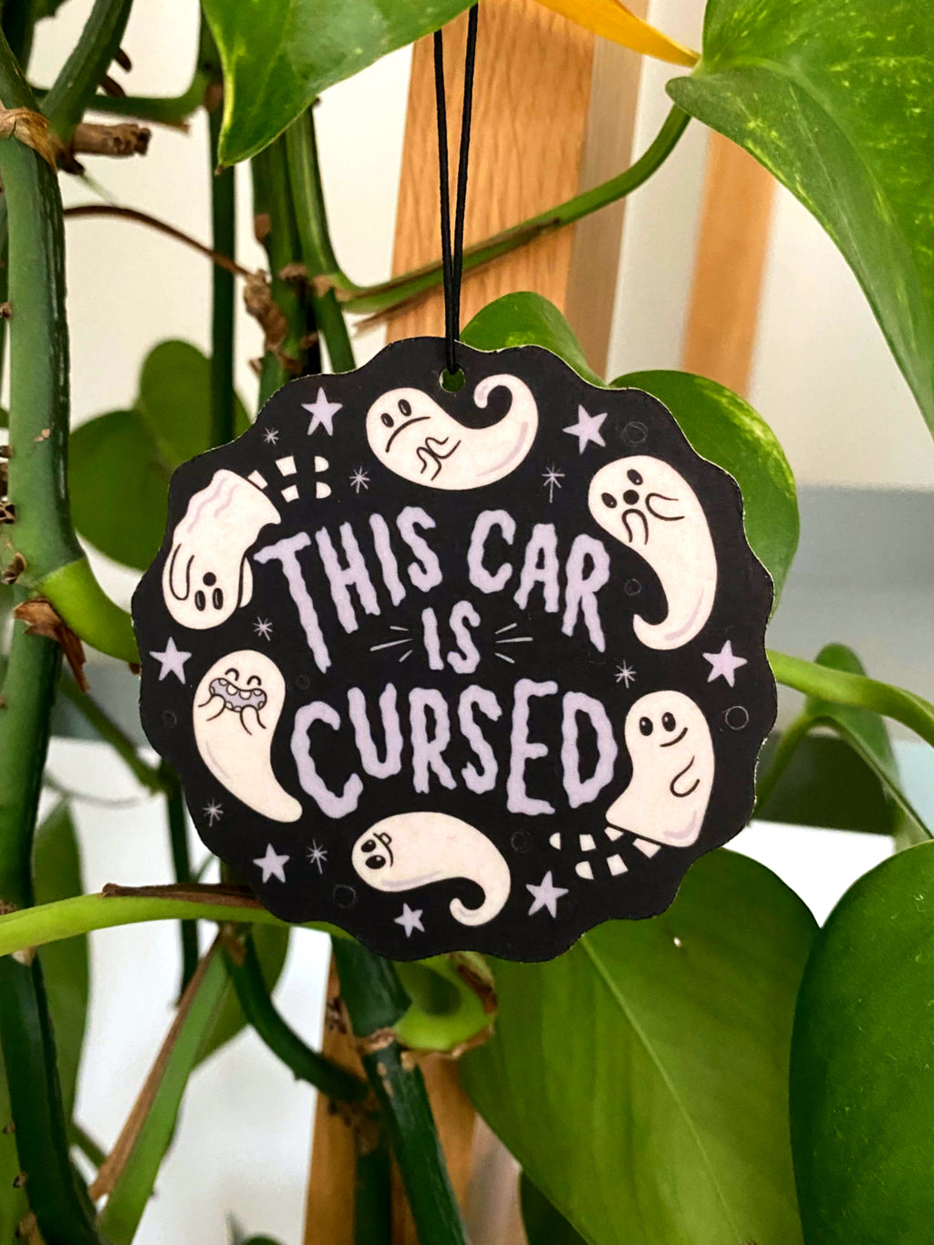 This Car Is Cursed Air Freshener image 0