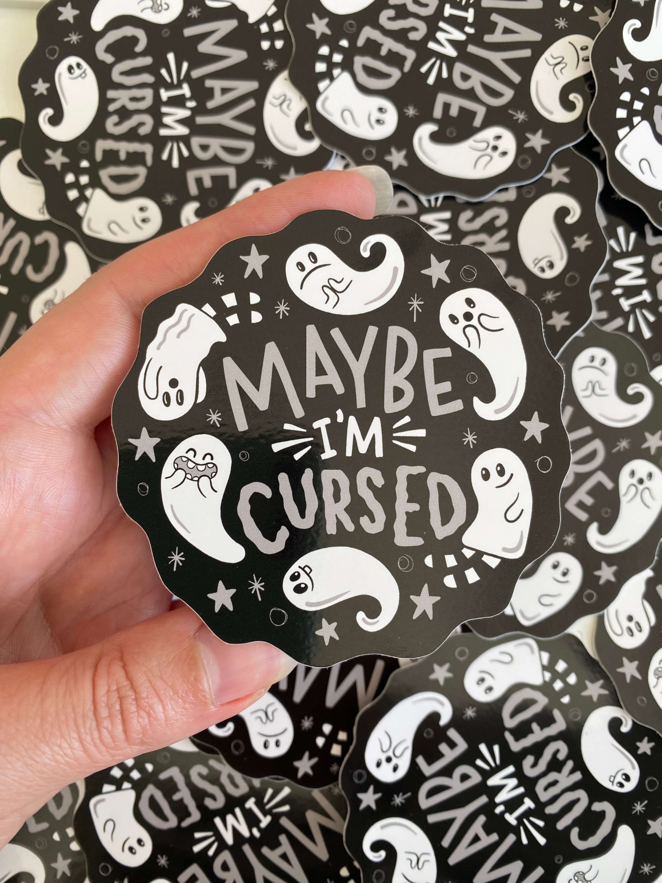 Maybe I’m Cursed Sticker image 0