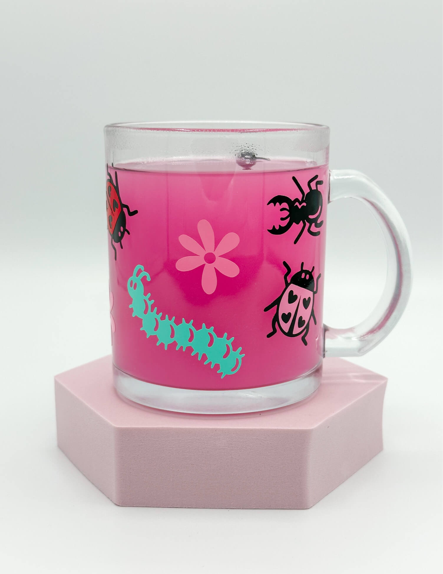 Love Bugs Glass Mug image 1