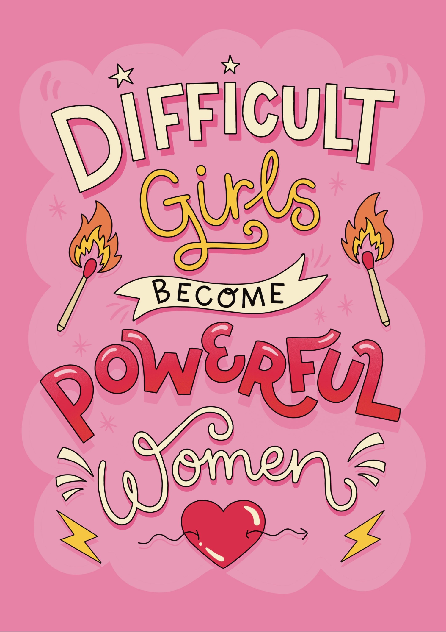 Difficult Girls Print image 1