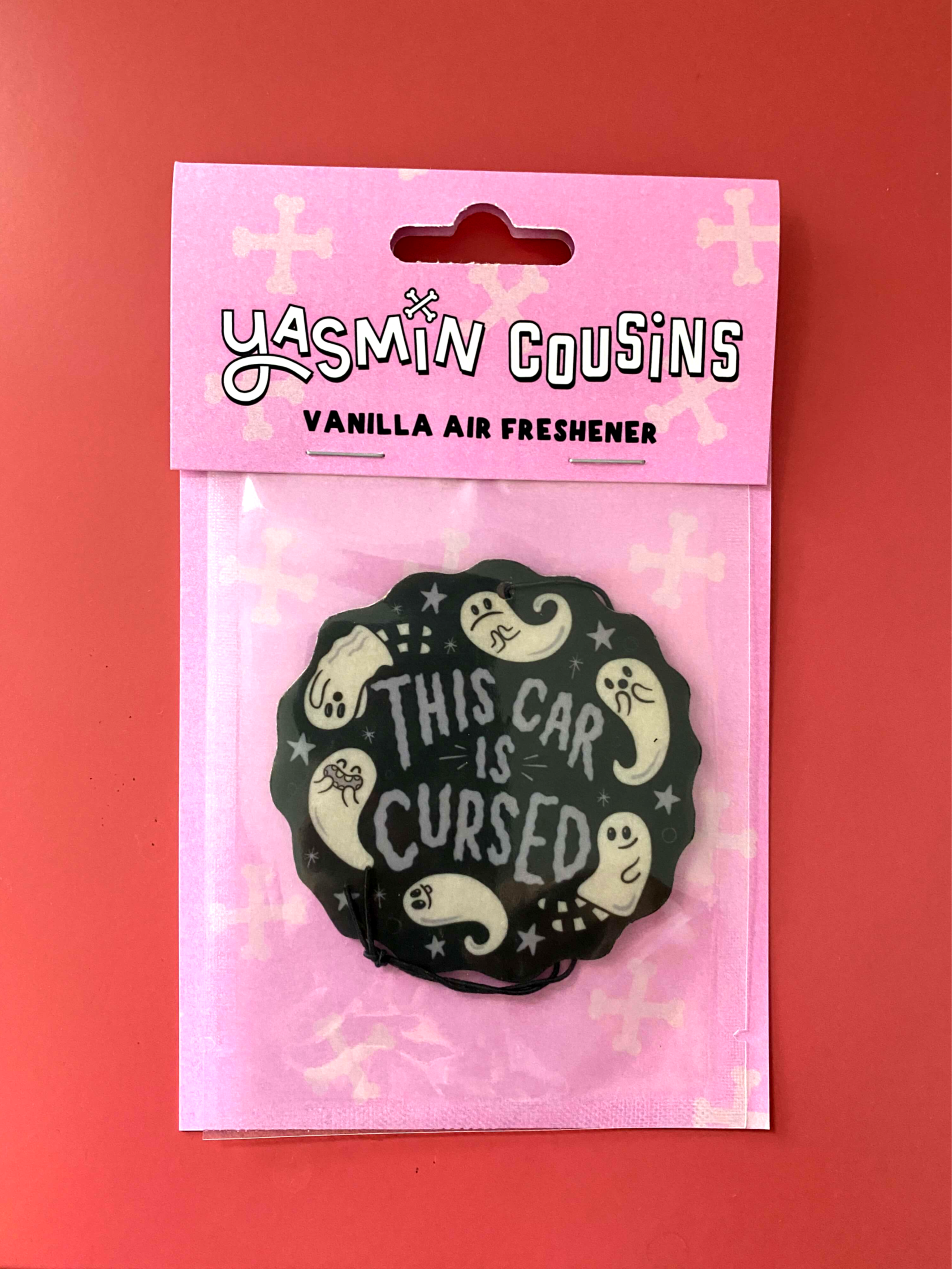 This Car Is Cursed Air Freshener image 1