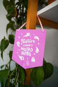 Nurture Your Weirdness Ghostie Acrylic Banner image 0