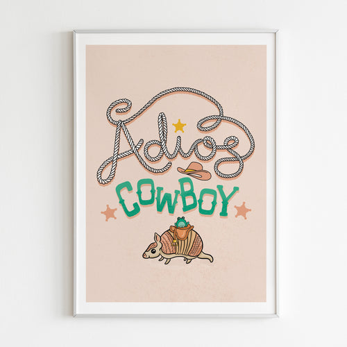 Adios Cowboy A4 Print image 0