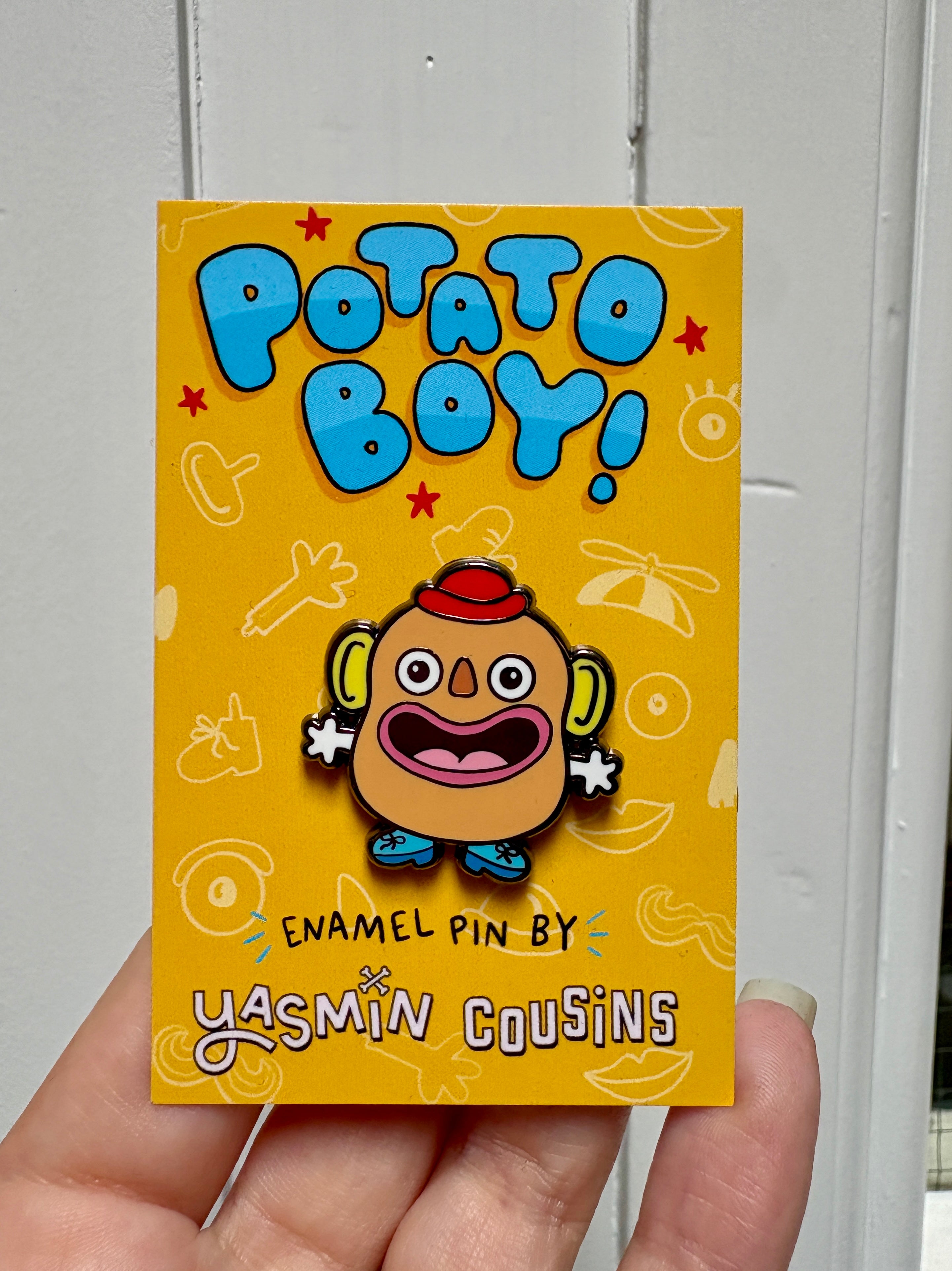 Potato Boy Enamel Pin