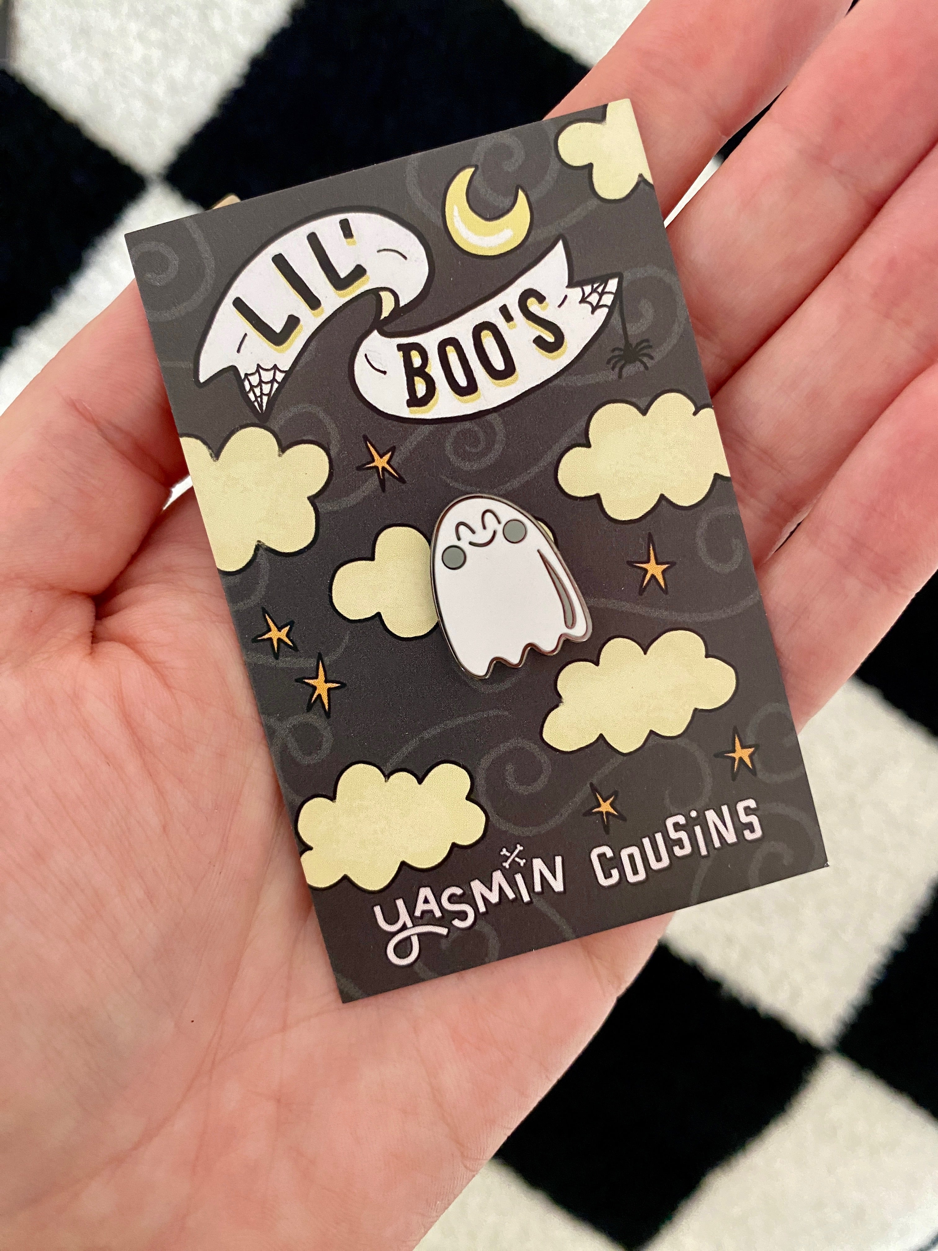 Lil Boo - Tiny Hard Enamel Pin image 0