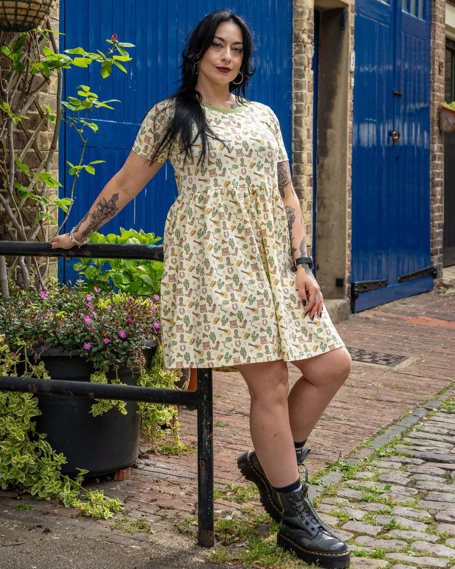 Cowboy Smock Dress image 0