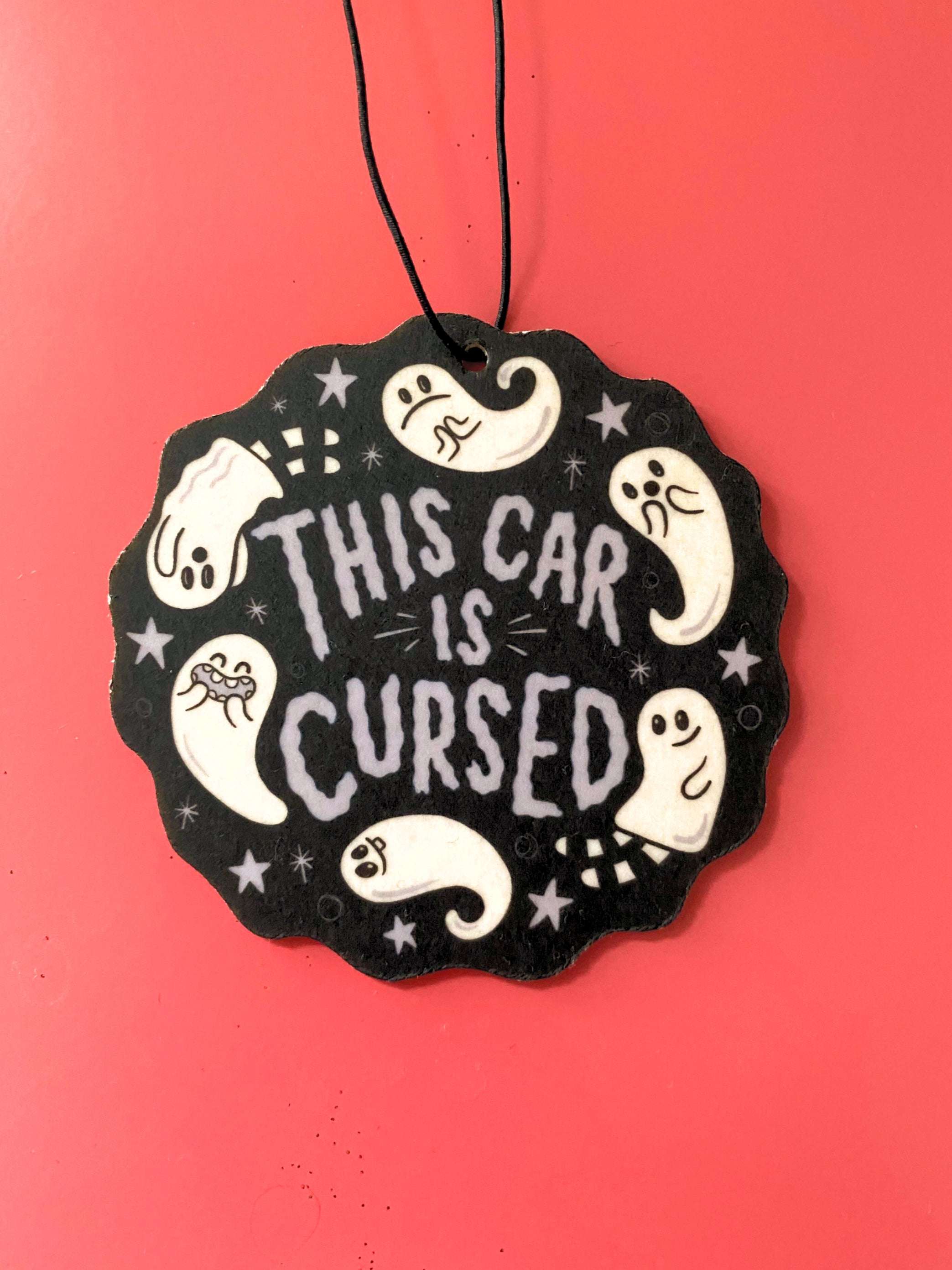 This Car Is Cursed Air Freshener image 2