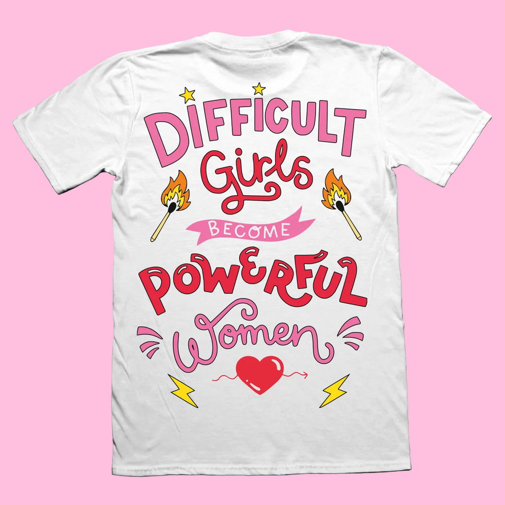 Difficult Girls T-shirt image Front