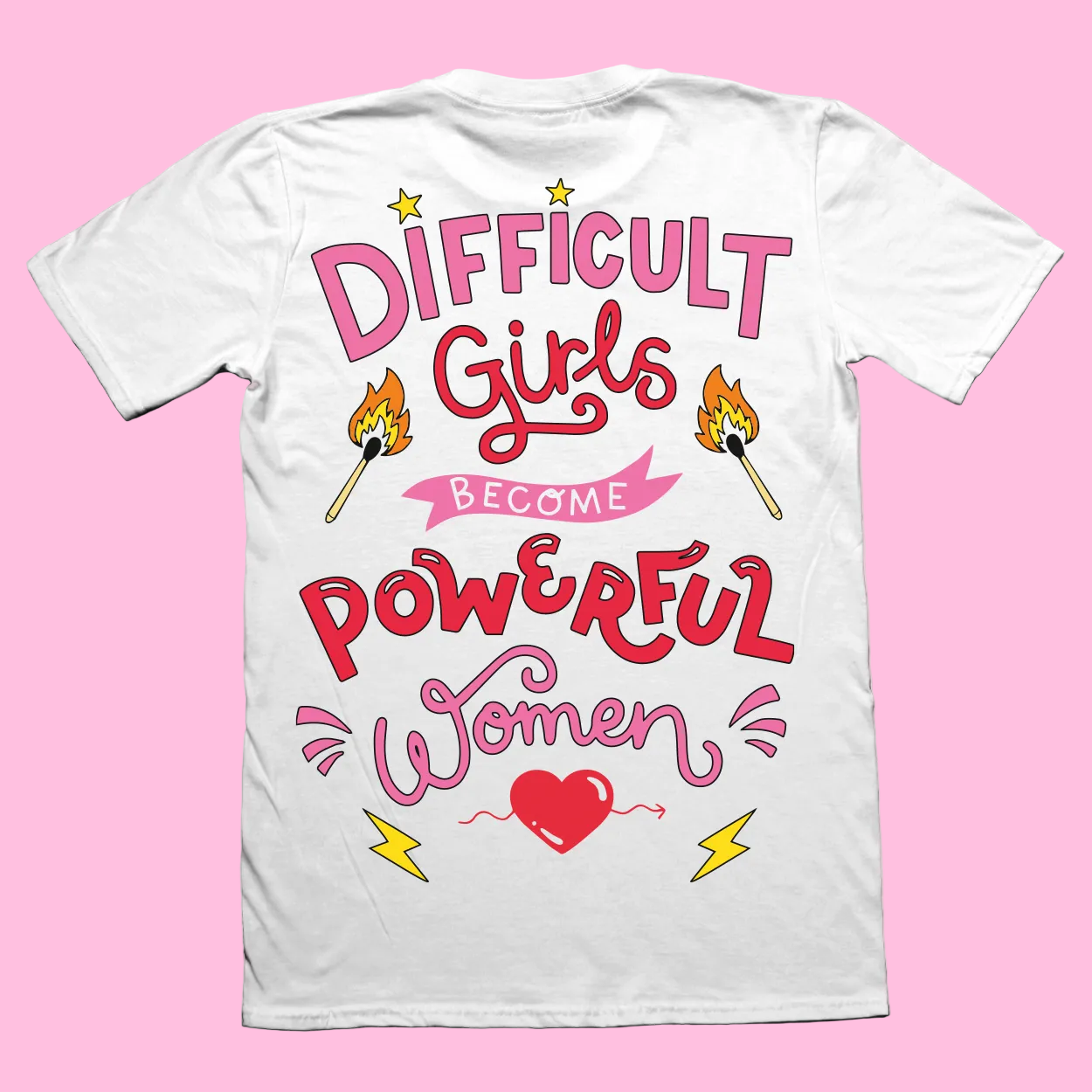 Difficult Girls T-shirt image Front