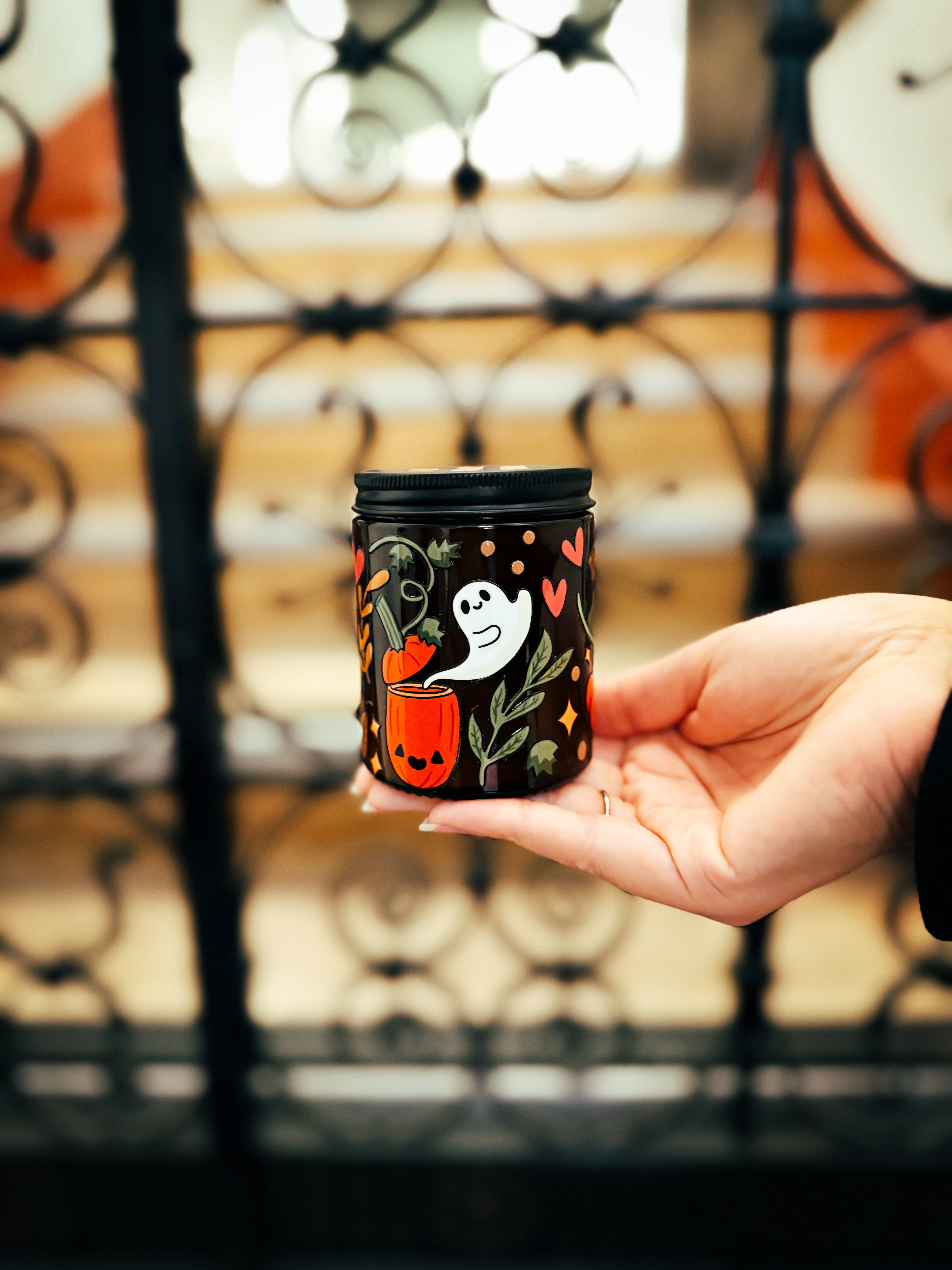 Pumpkin cardamom bread candle