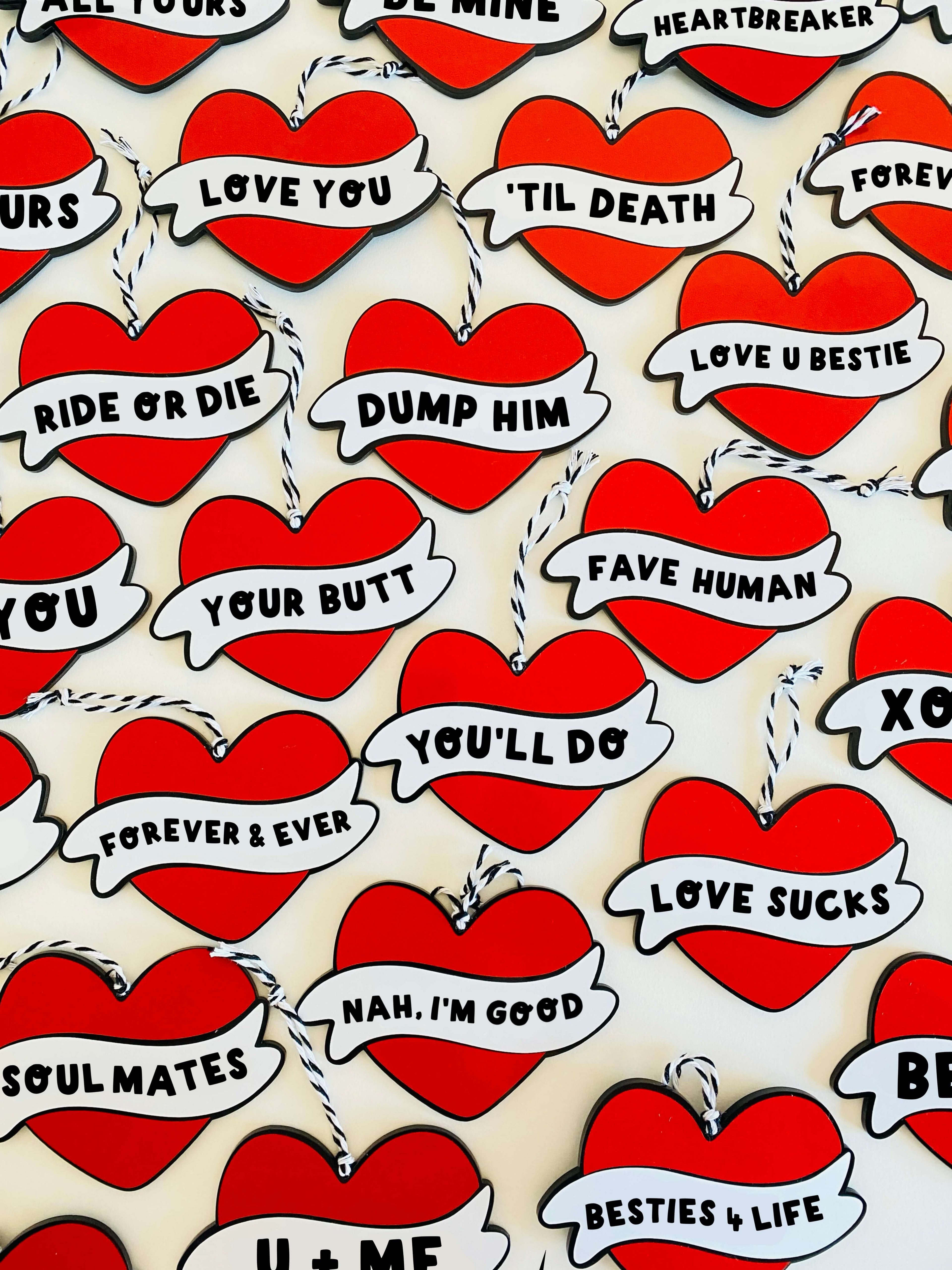 Small Custom Heart Decoration