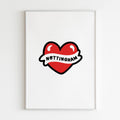 Heart Nottingham Print