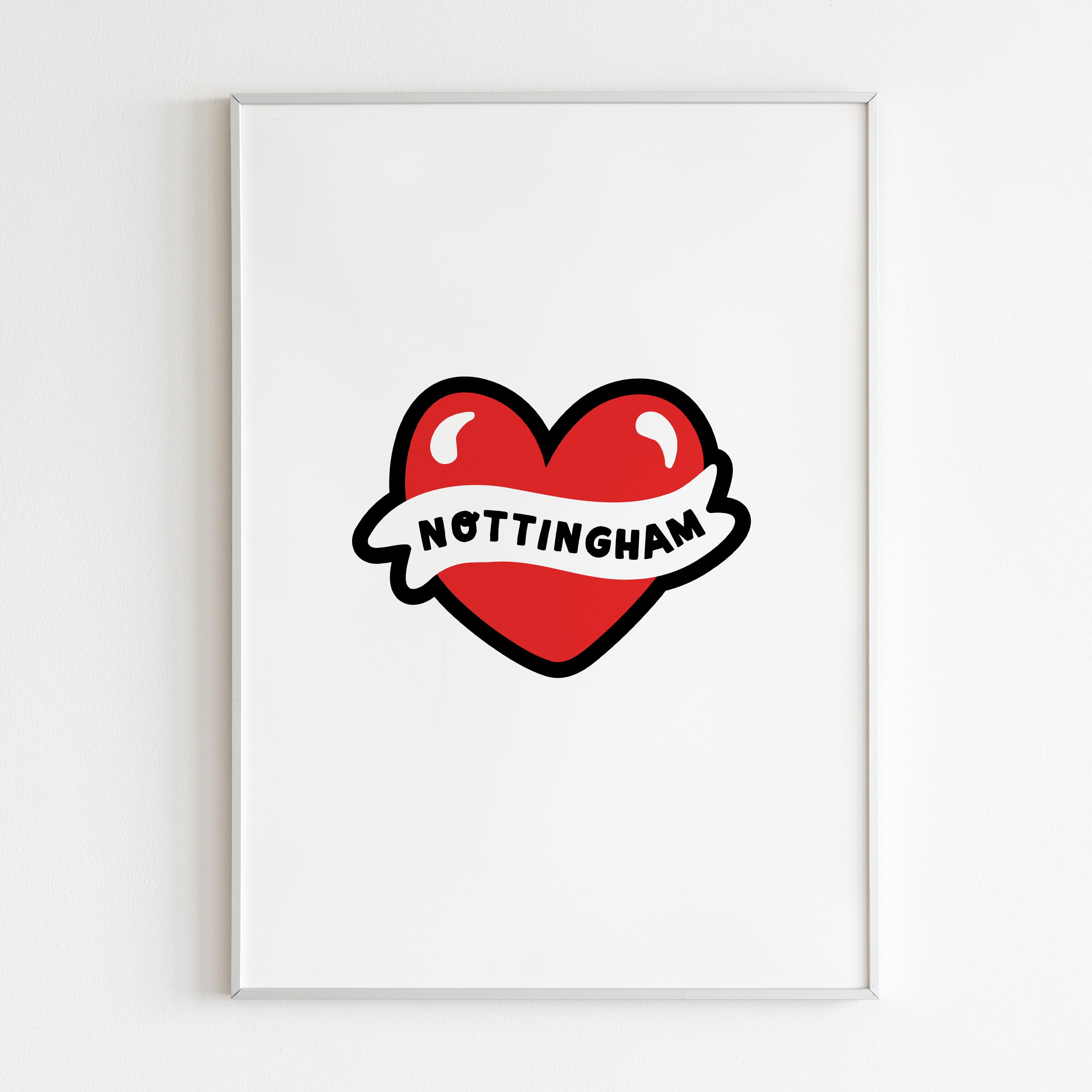 Heart Nottingham Print