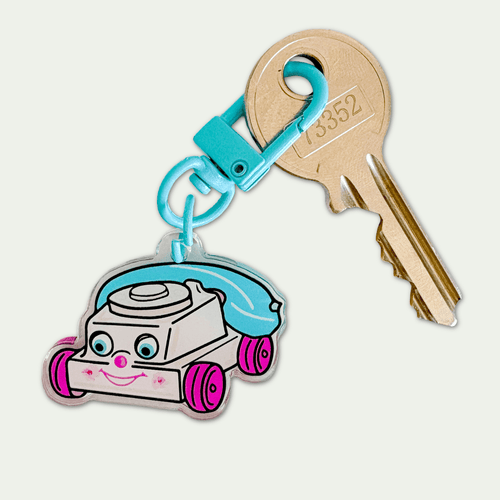 Creepy Phone Keyring