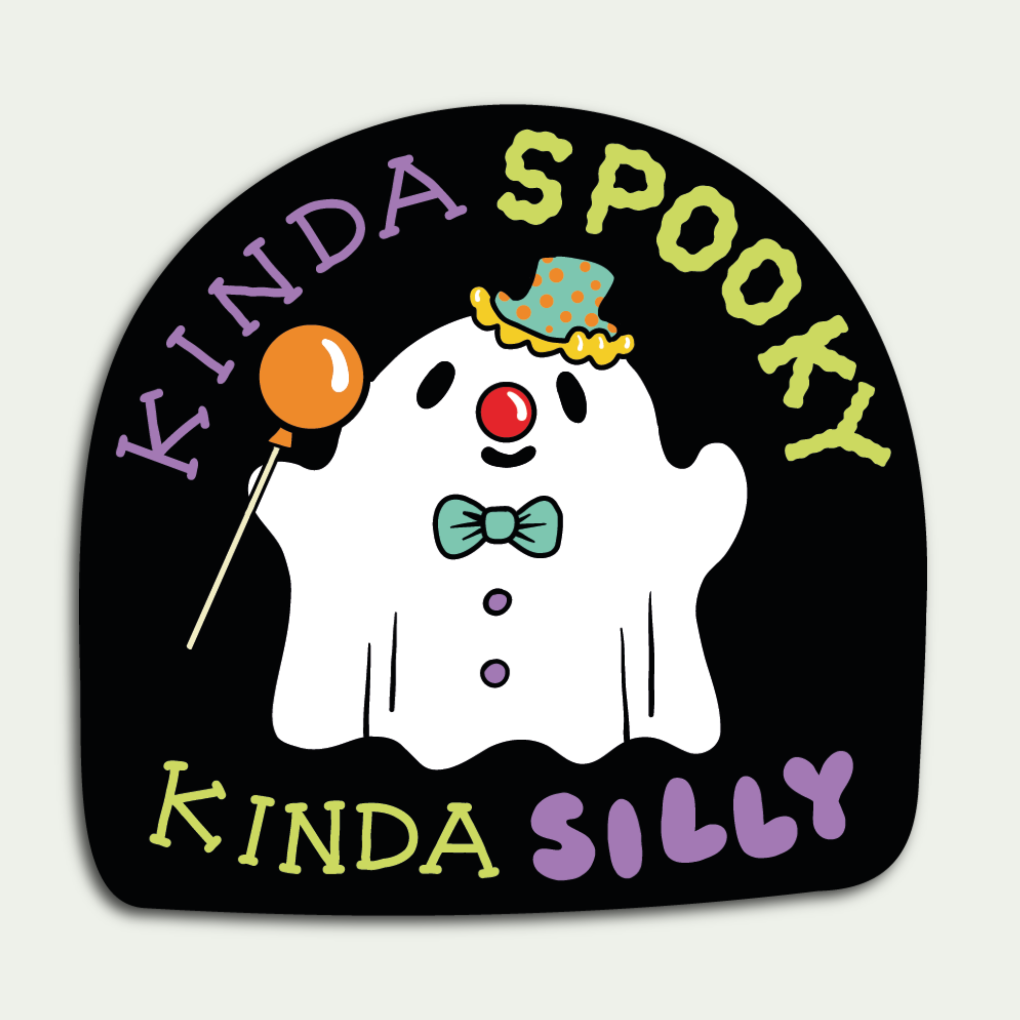 Kinda Spooky Kinda Silly Sticker
