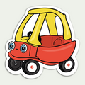 Creepy Car Sticker