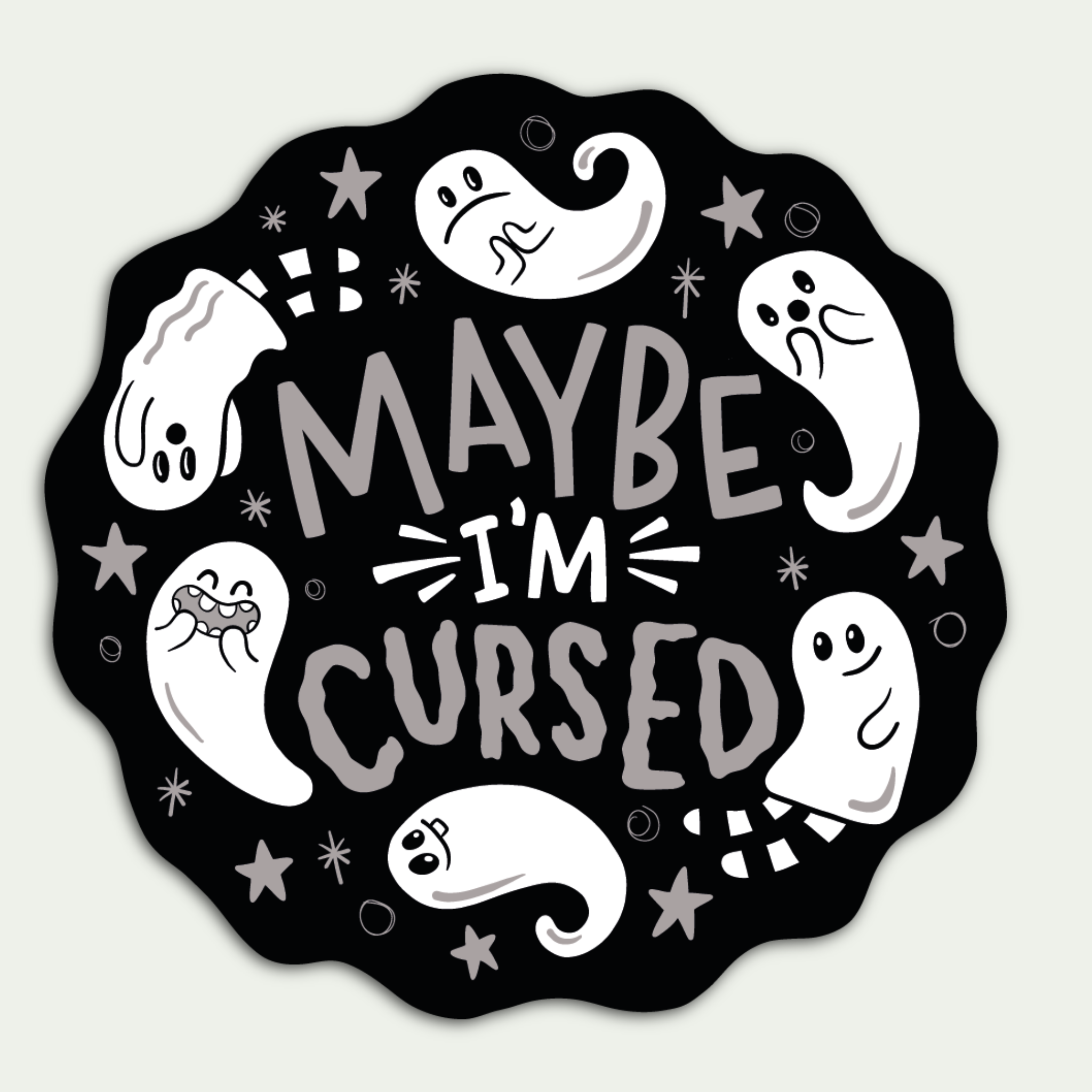 Maybe I’m Cursed Sticker