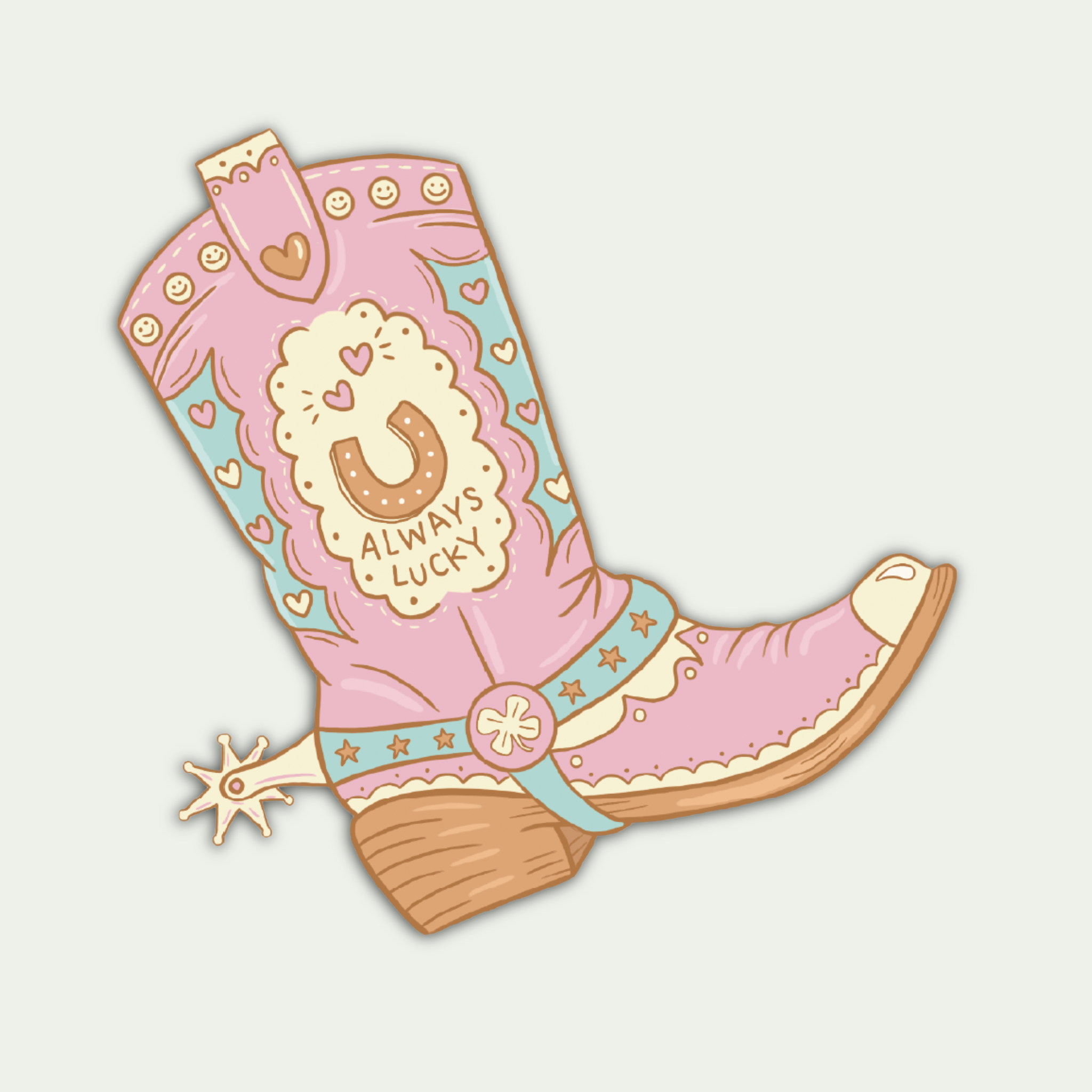 Cowboy Boot Sticker