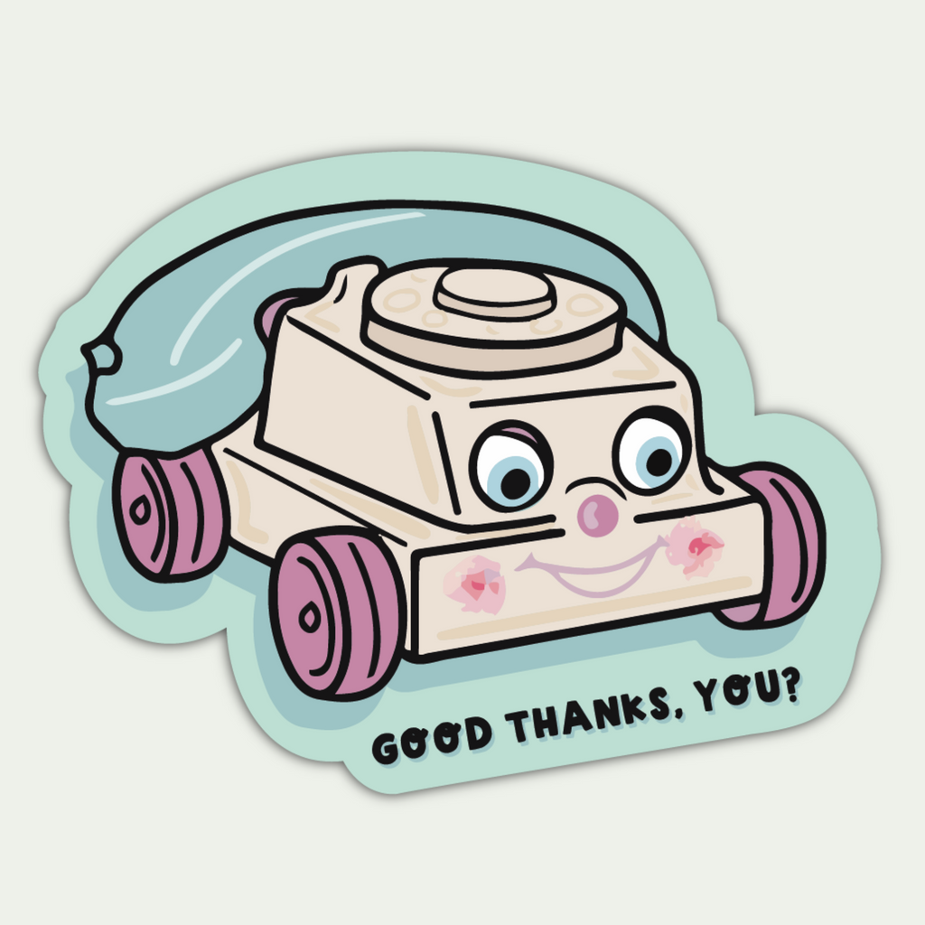 Creepy Phone Sticker