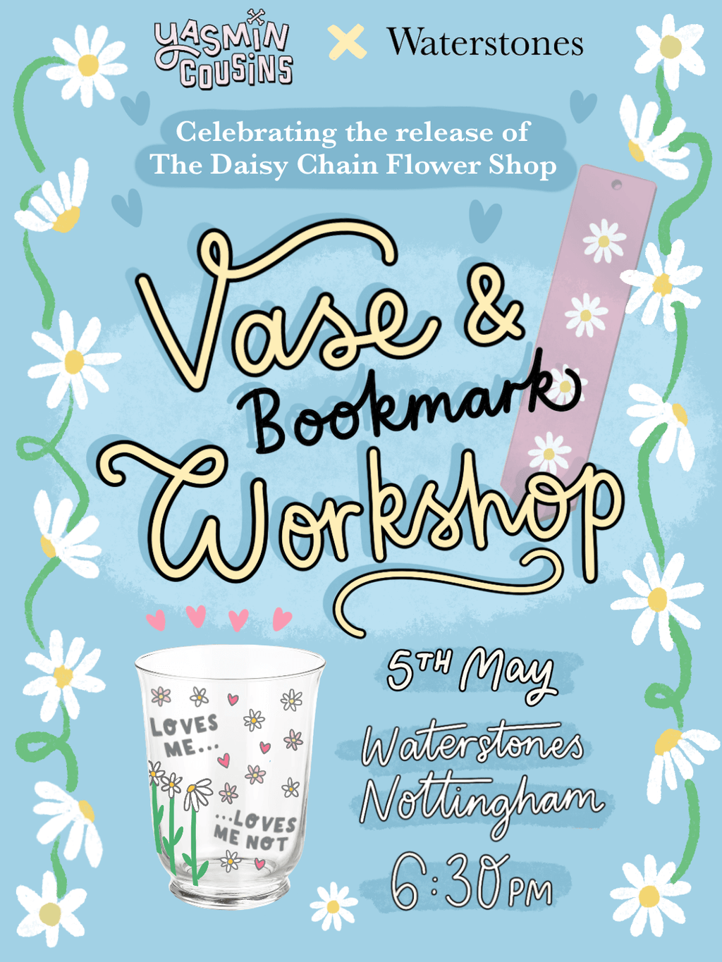 Vase & Bookmark Workshop