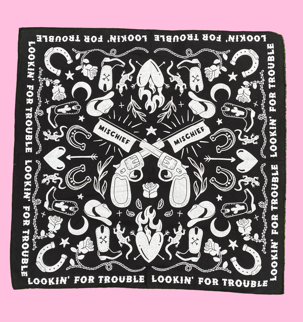 Lookin’ For Trouble Bandana image 0