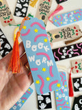 Book Worm Baby Blue Bookmark image 0