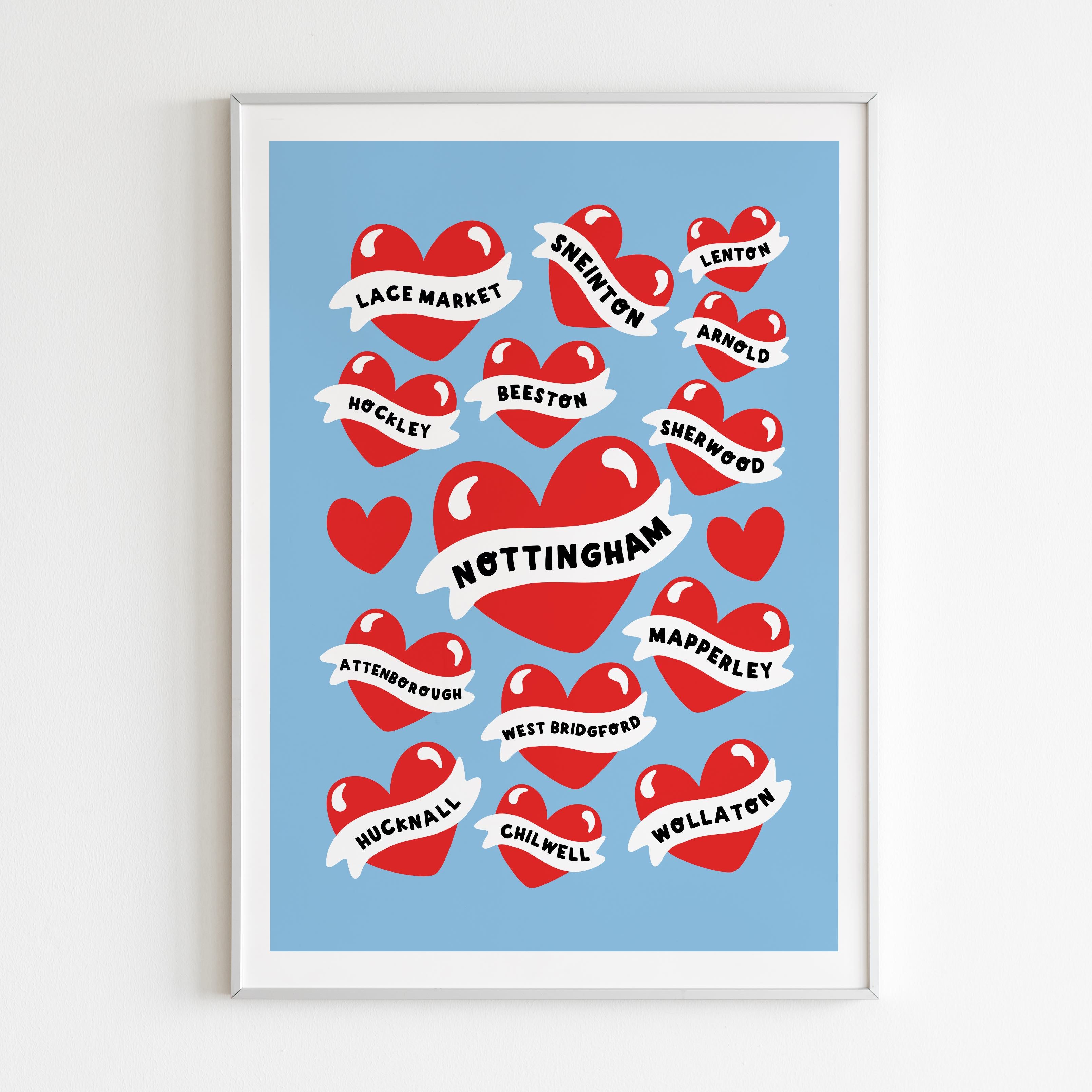 Nottingham Places Print image 0