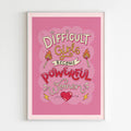 Difficult Girls Print image 0