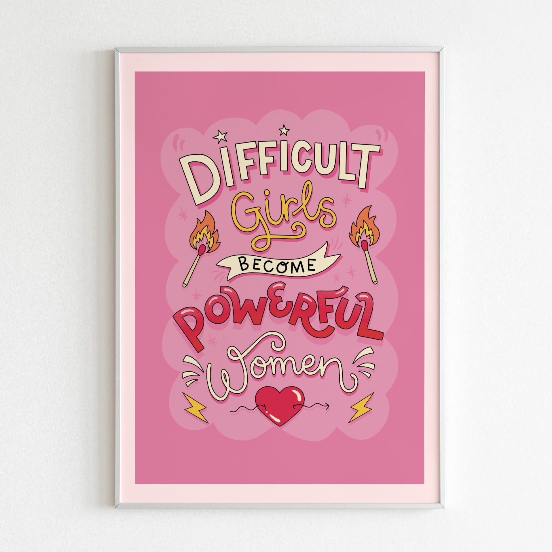 Difficult Girls Print image 0