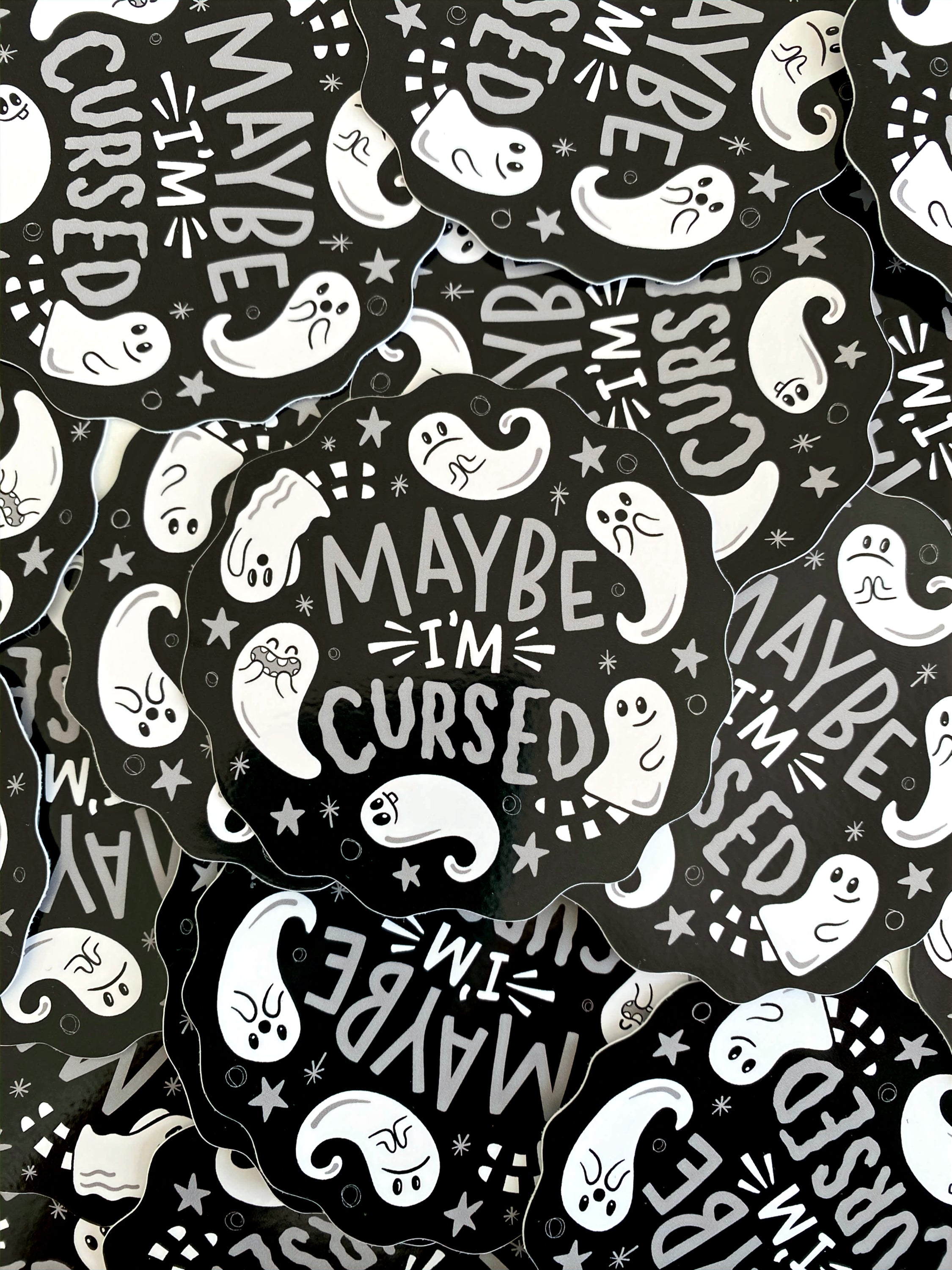 Maybe I’m Cursed Sticker image 1